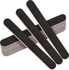 Stadux 12 pcs professional nail files emery boards double sided 100/180 grit