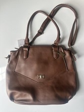 L.CREDI Large Brown Handbag