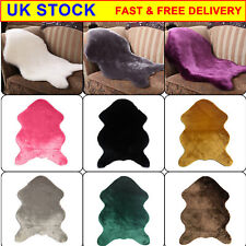 Large Faux Fur Sheepskin Rug Fluffy Mat Room Sofa Bed Hairy Shaggy Floor Carpet