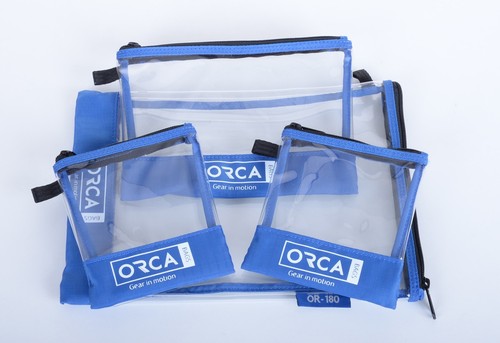 Orca transparent pouch - transparent, kit