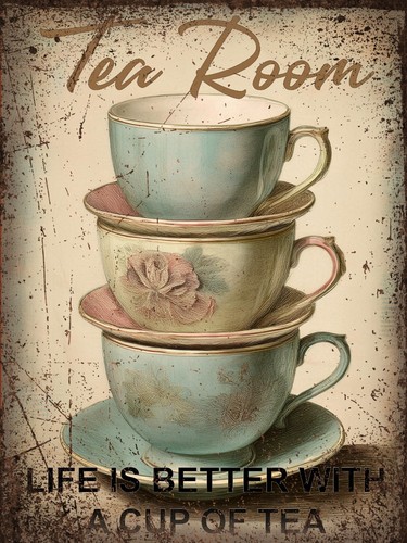 Vintage tea room - vintage,