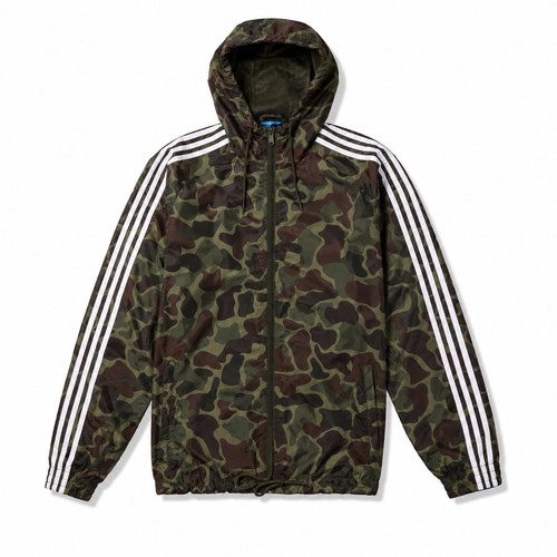Adidas camo hooded - adidas, windbreaker