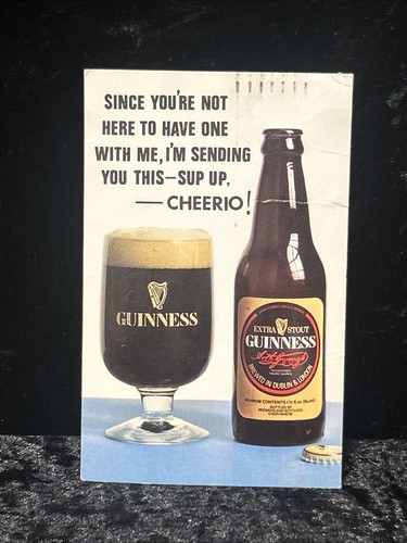 Guinness postcard vintage - postcard,