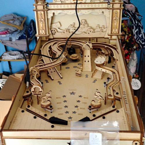 Rokr wooden tabletop bagatelle - wooden,