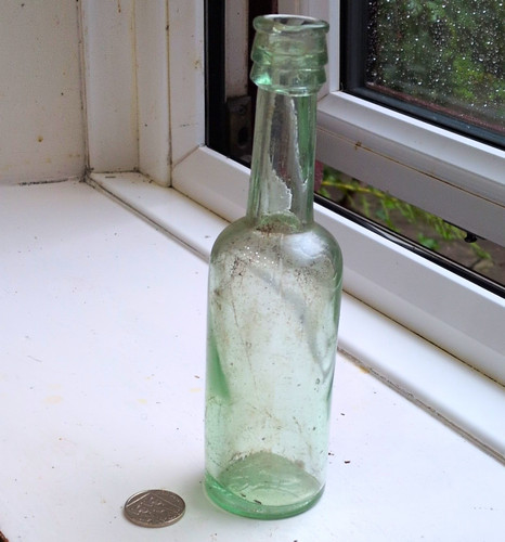 Vintage clear glass - vintage, bottle