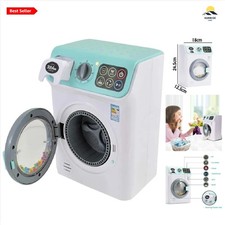 Kids Play Washing Machine Toy Plastic Light Sound Educational