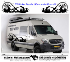 Mountains Truck vinyl stickers