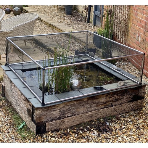 Raised pond cover - raised,