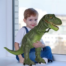 Large Soft Dinosaur - 28" Jumbo Realistic Looking Toys for Boys, Giant Plush for
