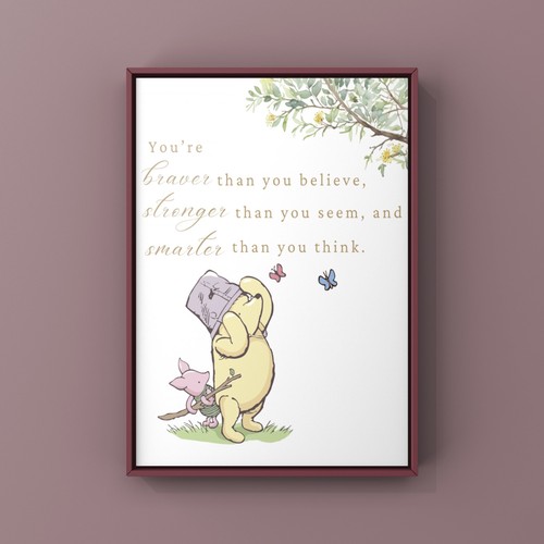 Winnie the pooh art - pooh, print