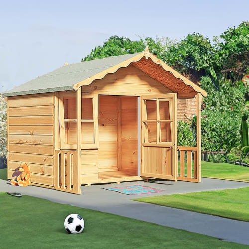 Shire pixie wooden playhouse - wooden,
