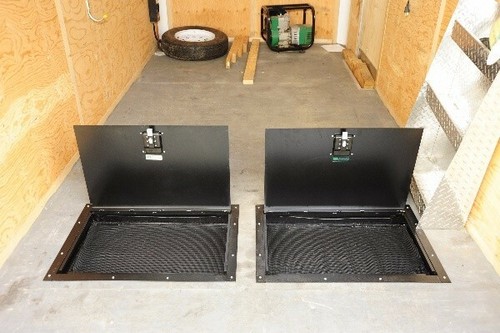 Floor mounted storage - mounted, box