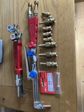 Mini Welding Cutting Oxy Oxygen Acetylene Torch Kit Welder Tool + 5 Nozzles UK