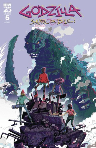 Godzilla skate die 5 - or, #5