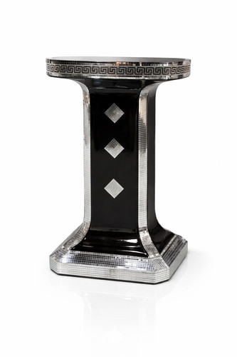 Black venetian mirrored - venetian,