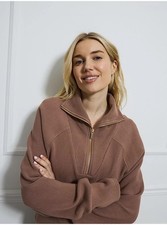 Billie Faiers Mocha Ribbed