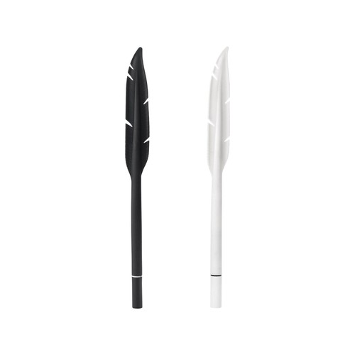 Kikkerland feather gel pen - feather,