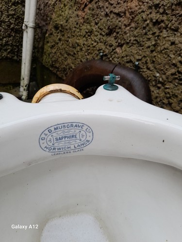 Vintage victorian toilet pan - vintage,