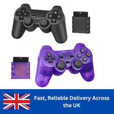 Wireless Game Controller for PS2 Console 2.4G Dual Vibration USB Joypad Pad