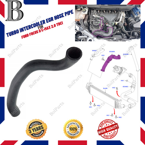 Intercooler turbo hose pipe - hose,