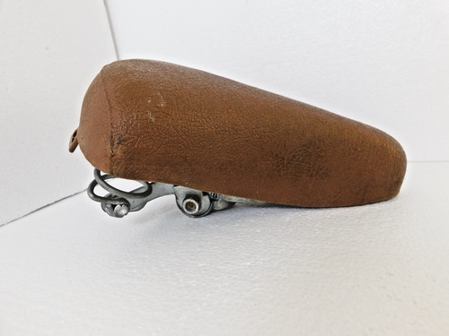 Vintage bicycle saddle - ,