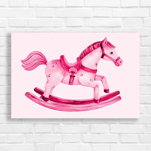 Whimsical wooden rocking horse - whimsical,