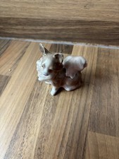 Lladro Dog Papillon Brown this dog is so cute & tactile EXCELLENT CONDITION rare