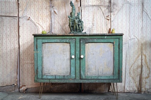 Antique mid victorian - mid-victorian, painted
