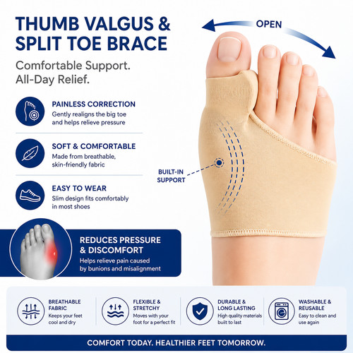 2pcs big toe bunion - big, corrector