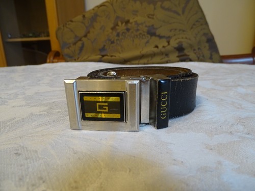 Vintage gucci black leather - vintage,