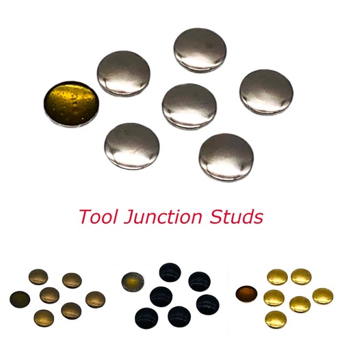 Hotfix dome studs leather - hotfix, studs,