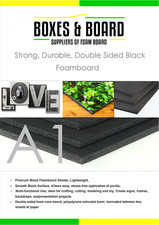 Black 5mm Foamboard