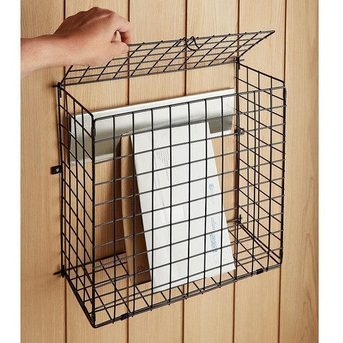 Letterbox cage with fixings - letterbox,