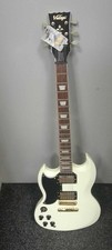 Vintage VS6 LEFT HANDED GUITAR WHITE