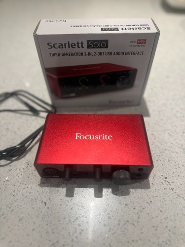 Focusrite scarlett solo - focusrite,