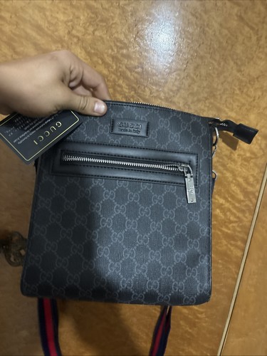 Gucci men messenger bag real - messenger,