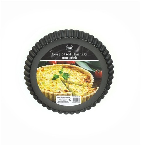 Loose based flan - based, tray