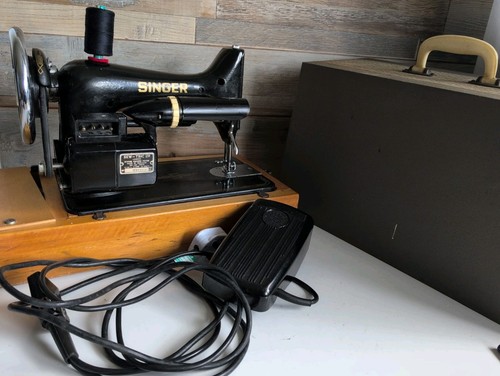 Singer sewing machine with - machine,