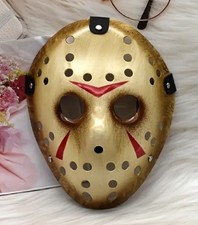 Jason Hockey Mask  Friday 13th Halloween Adult Fancy Dress Horror Costume