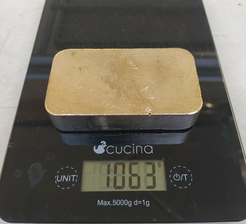 1063 grams scrap gold bar - bar, for