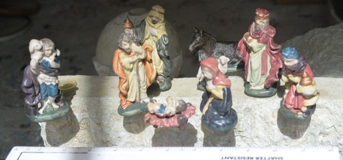 Vintage set nativity - set, 9