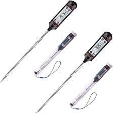2x Meat Thermometer Cooking Food Digital Probe Kitchen Temperature Turkey Read