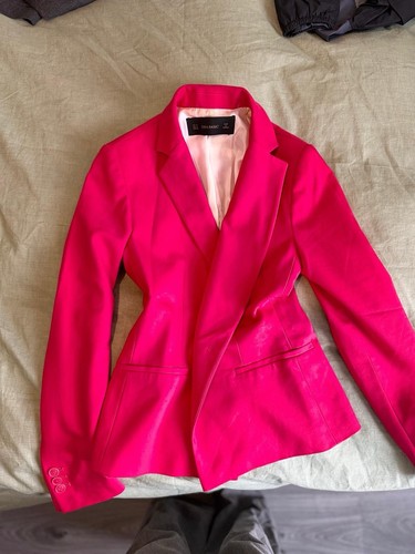 Zara women pink blazer - pink,