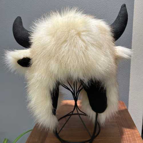 Winter warm hat cow highland - winter,