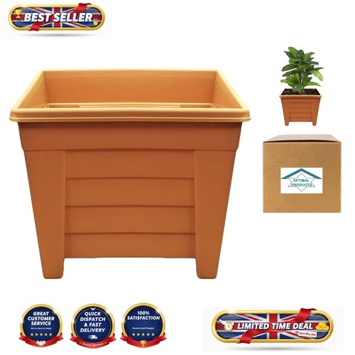 38cm square planter with - 38cm,