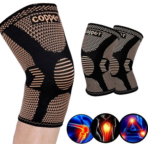 Copper infused knee support - copper,