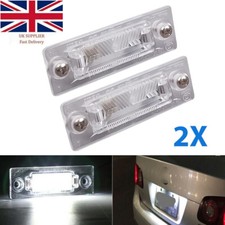 2X REAR NUMBER PLATE LIGHT