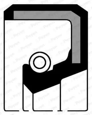 Crankshaft seal ring mvq - seal,