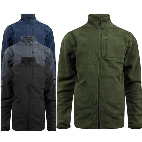 Mens fleece jacket - fleece, full