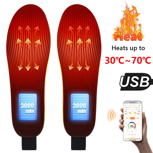 Heated insoles for women men - insoles,